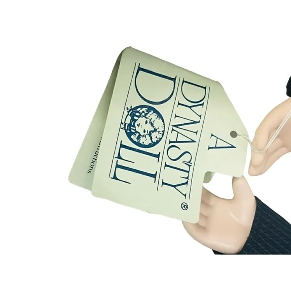 Laurel & Hardy Dolls Porcelain Heads Hands Shoes Dynasty Dolls